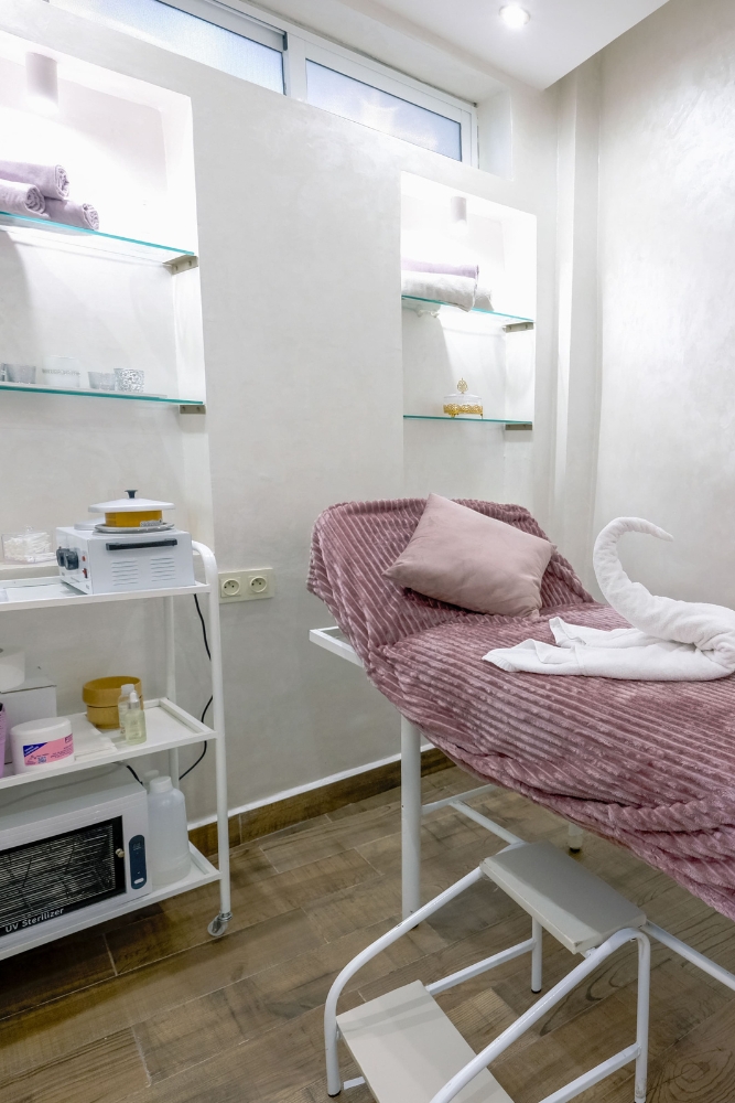 Cabine de soins du visage et Hydrafacial à Etoile Spa Tanger